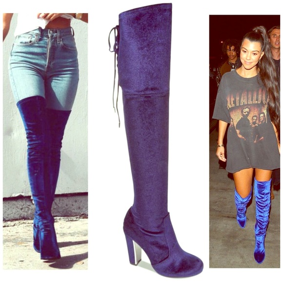 material girl over the knee boots